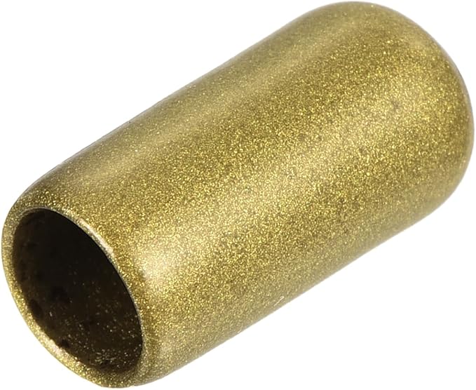 uxcell 20pcs Rubber End Caps 6.5mm ID Vinyl Round Tube Bolt Cap Cover Thread Protectors Gold