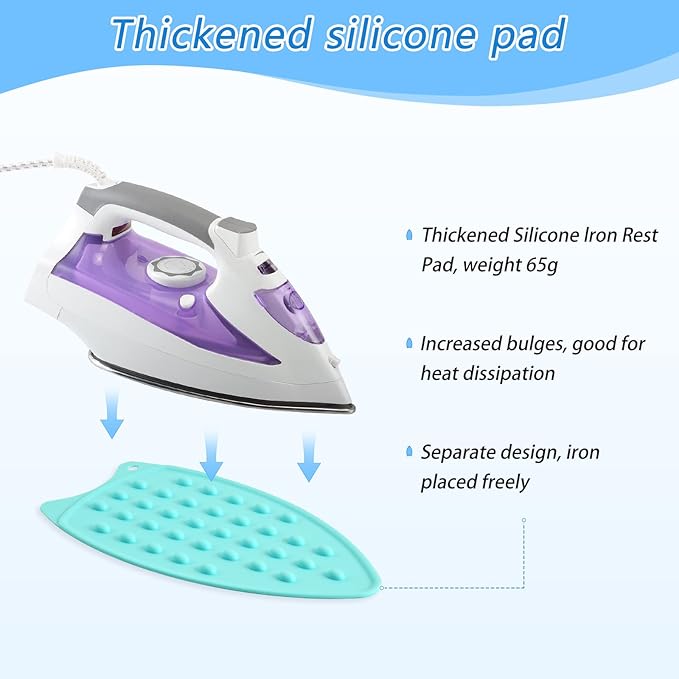 Ironing Mat Portable Ironing Pad Ironing Blanket for Table Top Heat Resistance Double-Side Using Travel Large 47.2 x 27.6 Inch Foldable Lightweight Pink Butterfly