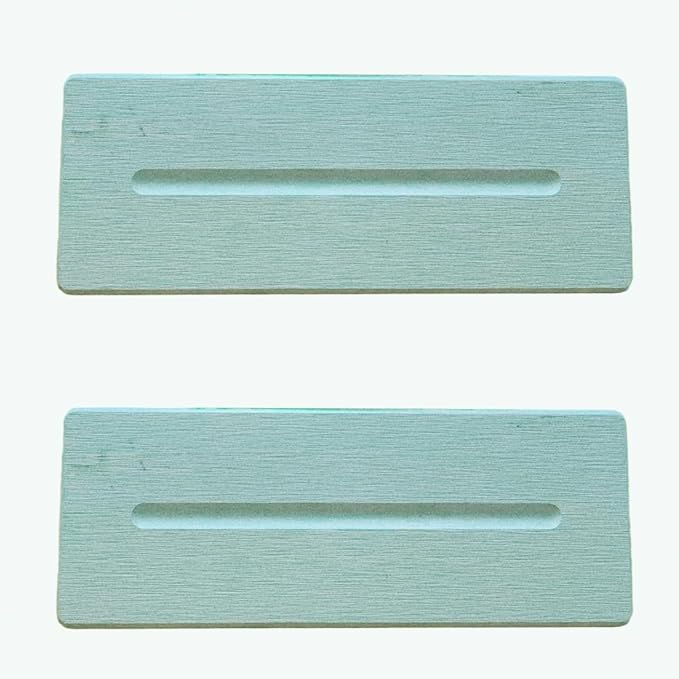 2 Pack Diatomite Stone Sink Tray, Water Absorbing Mat for Kitchen & Bathroom Counter, Quick Dry Soap Dish Makeup Vanity Caddy,Sponge Holder Organizer, White - 2pcs of 9"x 3.5"
