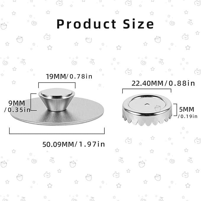 Magnetic Soap Holder, Stainless Steel Wall Mount Waterproof Bathroom Organizer for Showers/Sinks (2Pcs-Glue)