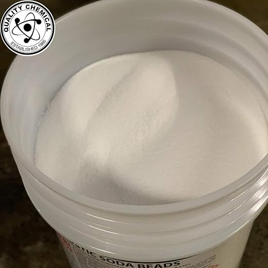 Quality Chemical Sodium Hydroxide (Caustic Soda Beads) - 40 lb Pail (Pack of 1)