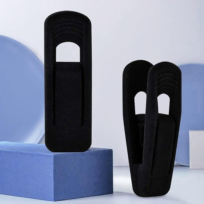 Black Velvet Hanger Clips (60-Pack), Strong Finger Clips for Velvet Hangers, Skirt Hanger Clips Fit for Flocking Hangers