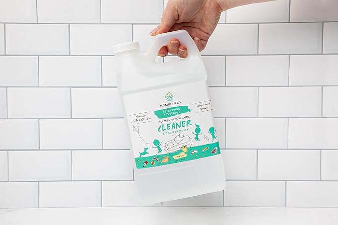 MOMREMEDY Hydrogen Peroxide All Purpose Cleaning Spray | Multipurpose Home Cleaner | Fabric and Laundry Stain Remover | All Surface Kitchen and Bathroom | Non Toxic