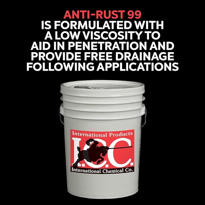 Anti-Rust 99 High-Performance Evaporative Solvent Rust and Corrosion Preventative; MIL C 16173 D Grade 3; 5 Gallons