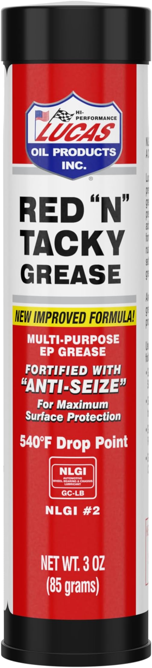 Lucas Oil 10318 Red N Tacky Grease 3 Ounce Combo Pack (Pack of 10)