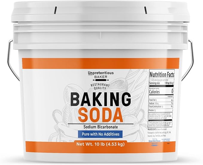 Unpretentious Baking Soda (1 Gallon), Cooking, Baking, Cleaning & More