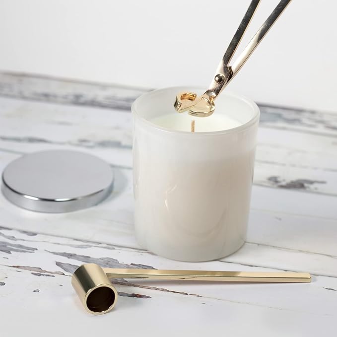 Candle Wick Trimmer and Candle Snuffer Accessory Set – Pick Your Color