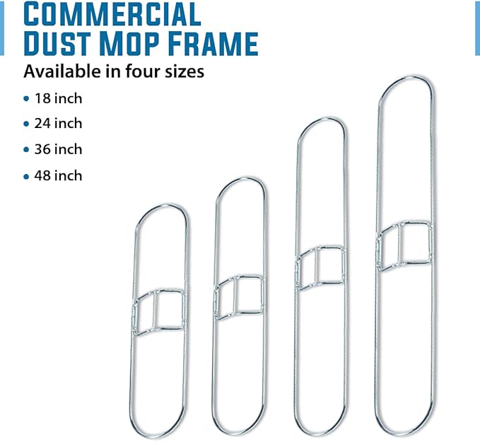 Kleen Handler 48 Inch Commercial Dust Mop Frame (3 Pack)