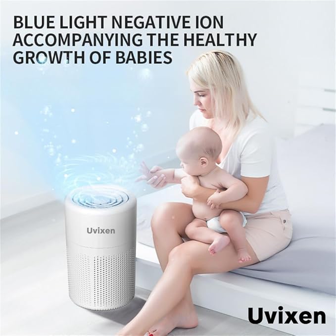 Air Purifiers for Home - Mini Air Purifier with HEPA Air Filter- USB Operated Air Purifier for Bedroom, Car and Living Room