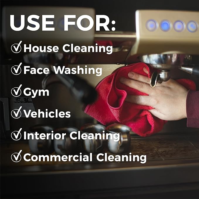 The Rag Company - All-Purpose Microfiber Terry Cleaning Towels - Commercial Grade, Highly Absorbent, Lint-Free, Streak-Free, Kitchens, Bathrooms, Offices, 300gsm, 12in x 12in, Grey (12-Pack)