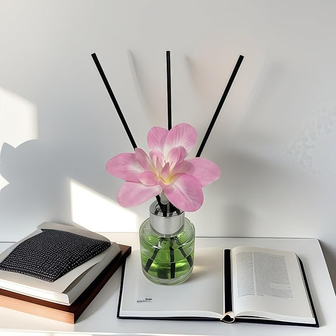 5 Pcs Reed Diffuser Bottle，50ml（1.7oz） Suitable for Household use，Reed Diffuser Base for Permanent Diffusion of Essential Oil or Spray,Cute Small Bottle Suitable for Small Spaces