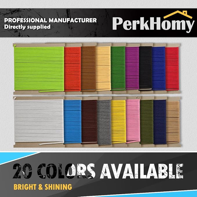 PerkHomy Cotton Rope 3/16" (5mm) 50 ft Multi Purpose Utility Diamond Braided Cord, Natural Cotton for Clothes Line Camping Crafting Flag Pole, Army Green