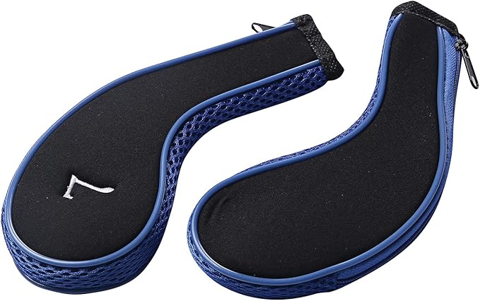 Sword &Shield sports Neoprene Zipper Golf Club Iron Head Covers Iron Covers 10pcs/Set