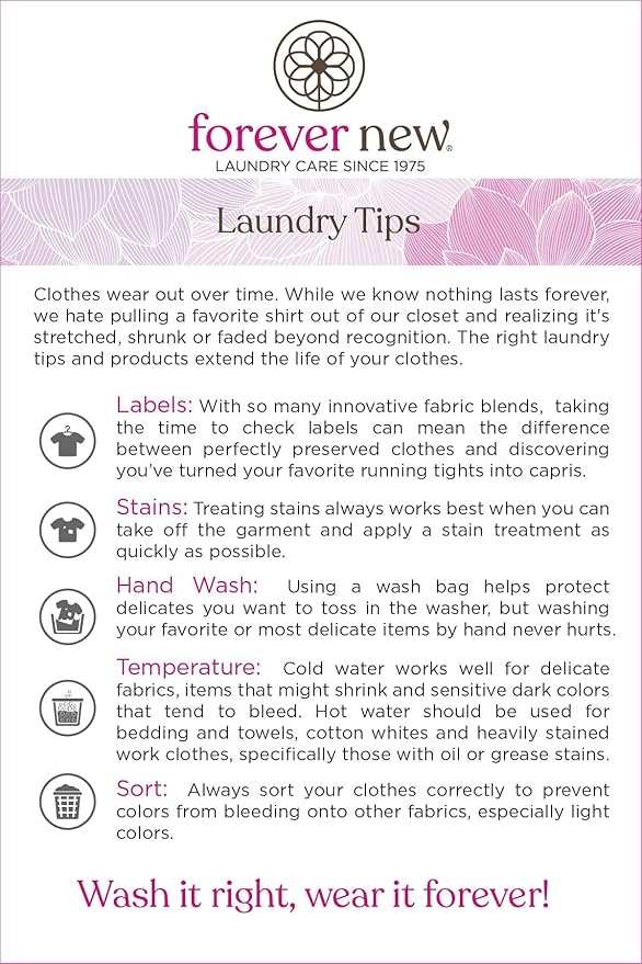 FOREVER NEW Granular Detergent Powder - Delicate Laundry Care Wash - Original Scented, 32 Oz