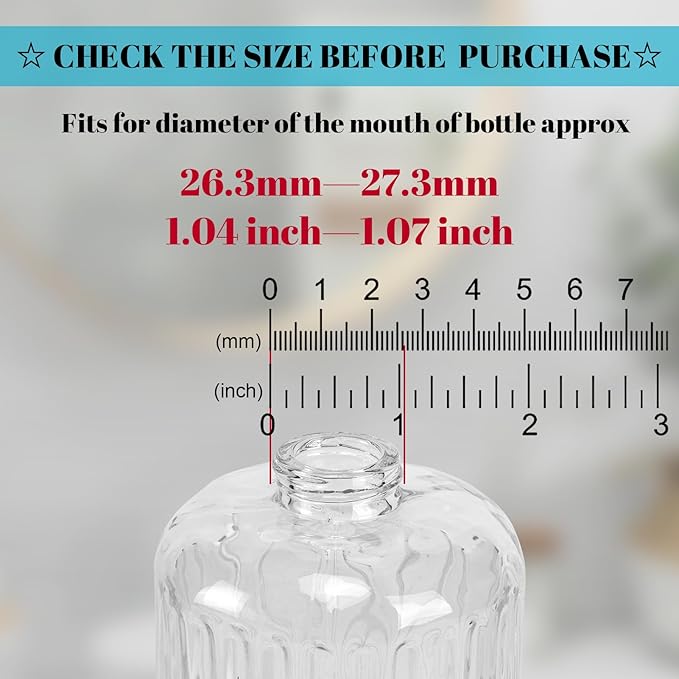 Soap Dispenser Pump Replacement 304 Stainless Steel for Regular Mouth Bottle for Standard 28/400 Thread Size Kitchen Bathroom Lotion Refill Dispenser 2 Pack(Black)