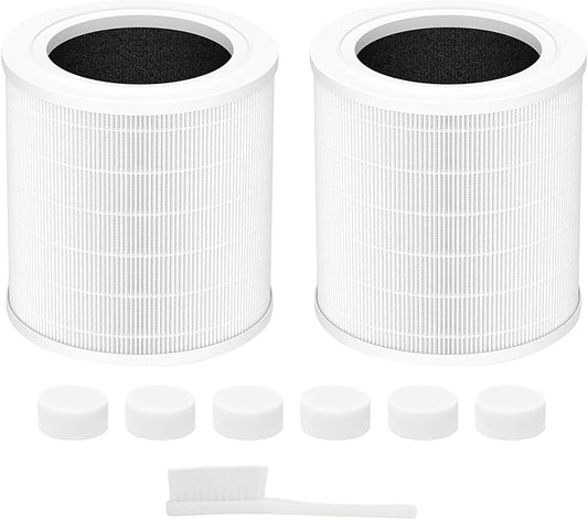 A2001 replacement filter, 3-in-1 True air purifier A2001 replacement part, compatible with par, efficient filtration with activated carbon layer, 2 packs