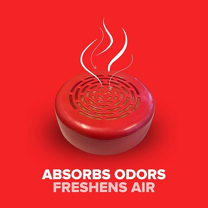 Citrus Magic Holiday Odor Absorbing Solid Air Freshener, Holly Jolly Peppermint, 7-Ounce