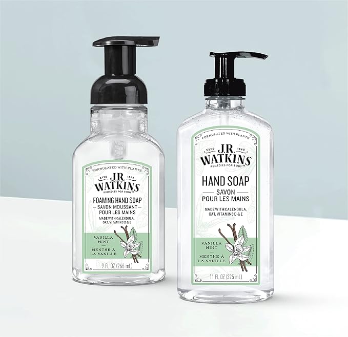 Watkins Hand Soap Vanilla Mint, 9 Fl Oz (Pack Of 6)