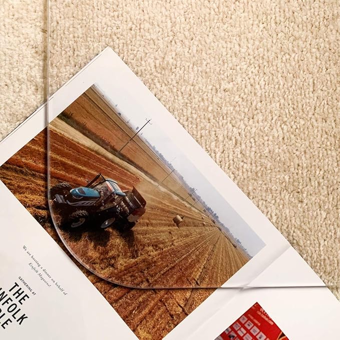 3Pack Crystal Clear 1/5" Thick 47" x 35" Heavy Duty Hard Chair Mat, Can be Used on Carpet or Hard Floor