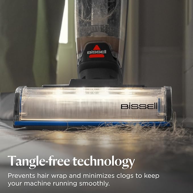 BISSELL CrossWave OmniFind Cordless Wet Dry Vacuum with FurFinder Headlights, Multi-Surface Hard Floor Cleaner, 3967F