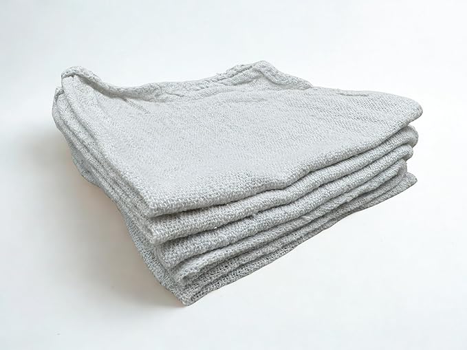 Angel-in-Armor Shop Towels (14”x14”) – 500 Unit Box of Lint-Free Cotton Shop Towel Cleaning Rags – Durable Shop Rags for Auto, Garage, Industrial, and Commercial Use