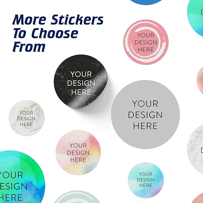 5-1000 Custom Vinyl Stickers - Upload Your own Image, Text, Design, Logo - Personalized Logo Labels for Handmade, Packaging, Bottle, Jars, Candle, Brand Stickers (Gray, 6x6)