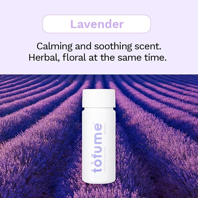 Effervescent Bathroom Air Freshener - Floral Lavender - Toilet Deodorizer, Bathroom Odor Eliminator, Toilet Freshener, Flushable Air Freshener Toilet Tablets, 1 Pack (30 Tablets)