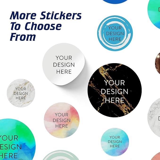 5-1000 Custom Vinyl Stickers - Upload Your own Image, Text, Design, Logo - Personalized Logo Labels for Handmade, Packaging, Bottle, Jars, Candle, Brand Stickers (White, 3x3)