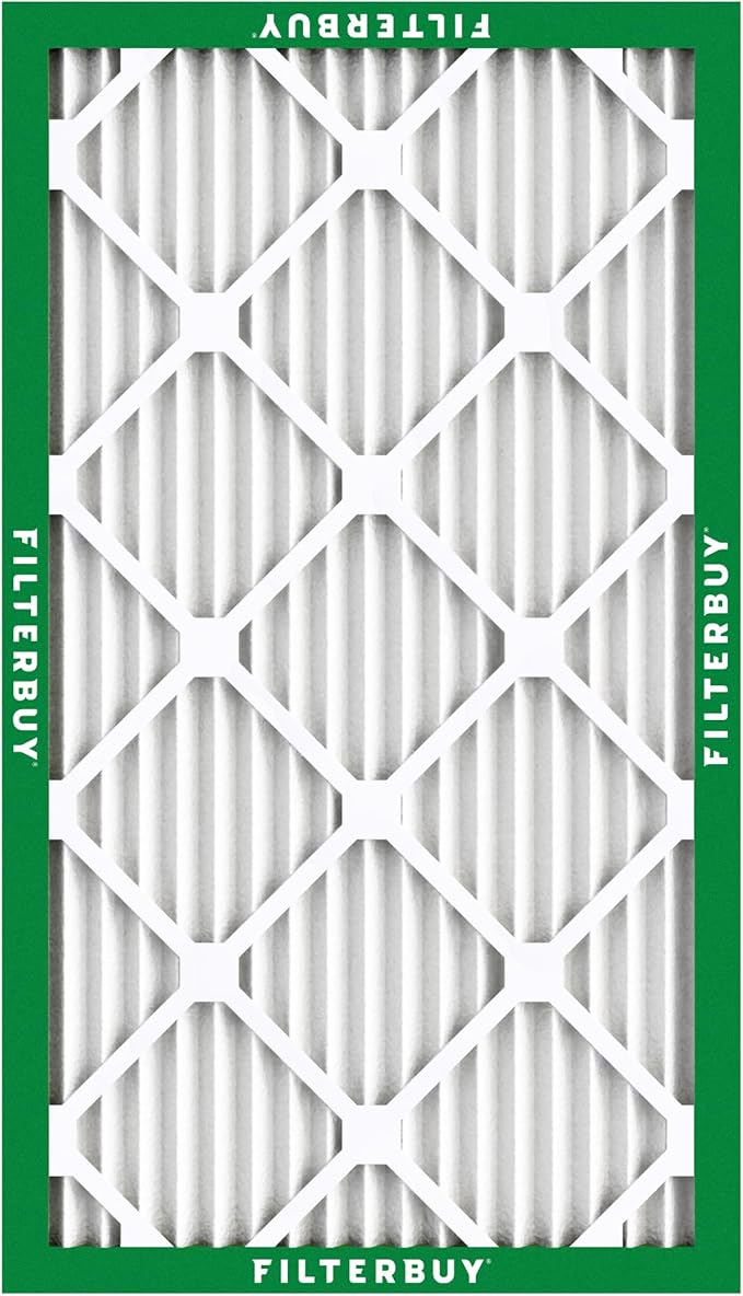 Filterbuy 14x30x1 Air Filter MERV 8 (MPR 700) Dust Defense Replacement (6-Pack), Electrostatic Pleated HVAC AC Furnace Filters, Made in USA (Actual Size: 13.88 x 29.88 x 0.75)