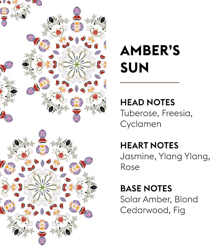 MAISON BERGER - Amber's Sun - Lampe Berger Fragrance Refill for Home Fragrance Oil Diffuser - Air Freshener - 33.8 Fluid Ounces - 1 Liter
