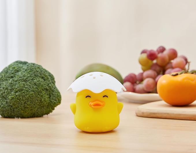 Duck Refrigerator Baking Soda Deodorizer Holder, Refrigerator Odor Absorber, Can Absorb Odor, Food Grade (Yellow)