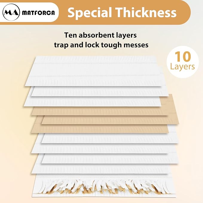 10 Pack Disposable Power Mop Pads Refilles for Swiffer PowerMop Multi-Surface Replacement Mopping Refills Pads