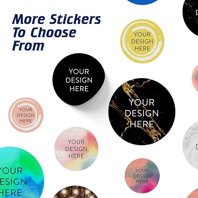 5-1000 Custom Vinyl Stickers - Upload Your own Image, Text, Design, Logo - Personalized Logo Labels for Handmade, Packaging, Bottle, Jars, Candle, Brand Stickers (Black, 3x3)