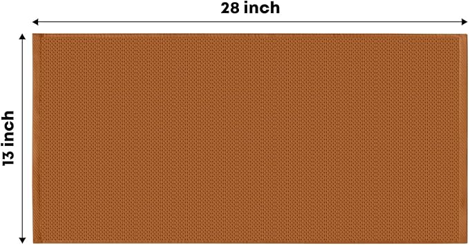 Artoid Mode 100% Cotton Caramel Waffle Weave Kitchen Dish Cloths, 13x28 Inch Ultra Soft Absorbent Quick Drying Kitchen Dish Towels Set of 4