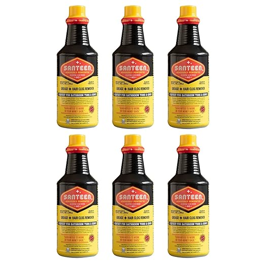 Santeen - 700-6 Grease Hair Drain Opener Quart 32oz