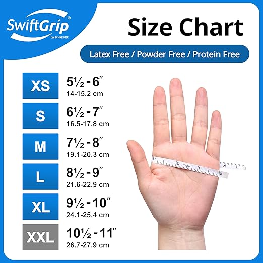 Disposable Nitrile Exam Gloves, Blue, Nitrile Gloves Disposable Latex Free, Medical Gloves, Cleaning Gloves, Food-Safe Rubber Gloves, Powder Free, Non-Sterile, 1000-ct Case (X-Small)