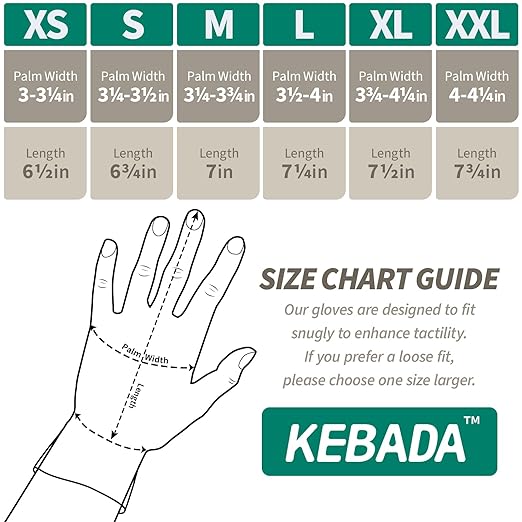 Kebada W1 Work Gloves for Men and Women, Touchscreen PU Coated Gloves with Grip, 50 Pairs Bulk Pack, Ideal for Warehouse Package Handling, Construction, Gardening, Green Large