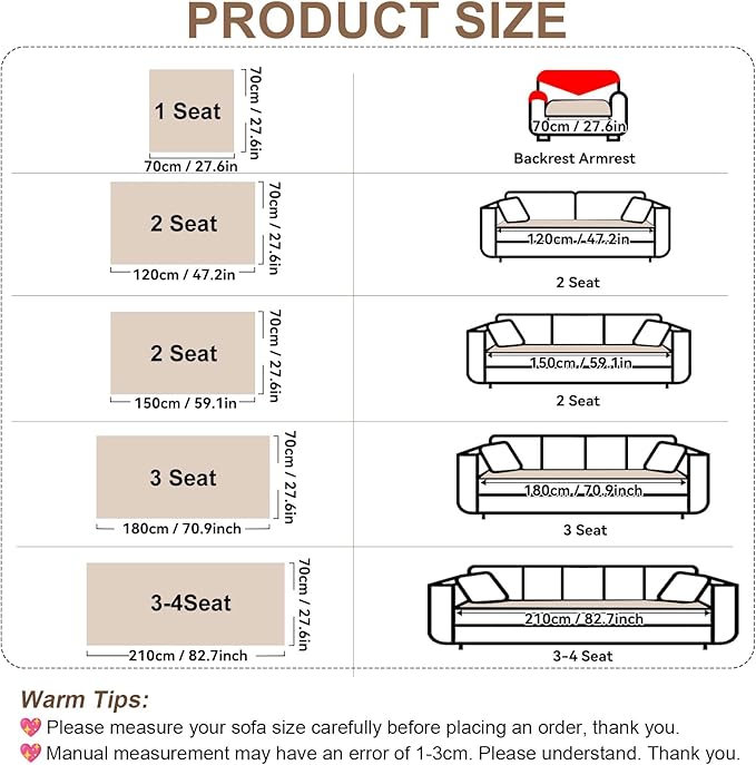 OTOB All Season Couch Cover for Dogs Washable, Non Slip Fuzzy Plush Pet Couch Covers Kids Pet Friendly, Geometric Jacquard Modern Soft Loveseat Sofa Slipcovers Protectors (White, 27.6"x59.1")