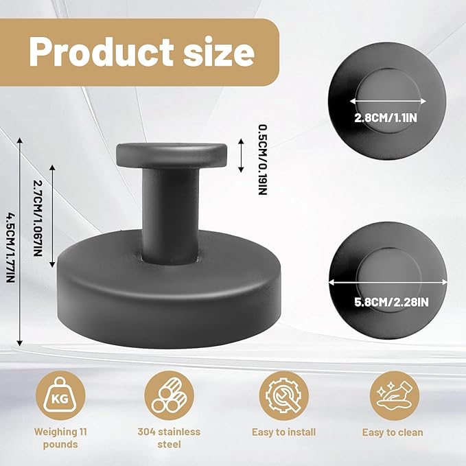 4 Pcs Suction Cup Hooks for Shower，Removable Hooks，Towel Hook，Suction Hook for Bathroom, Bedroom, Glass Window (Dark Grey)