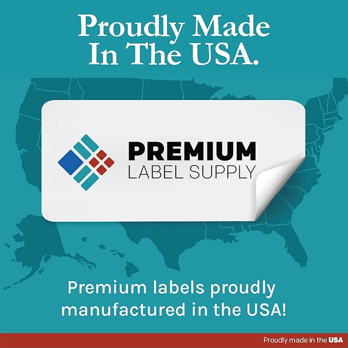 Premium Label Supply White Sticker Mailing Labels – 3.75" x 2" – Laser/Inkjet Compatible – (8 per Sheet), 2000 Sheets – 16,000 Total Adhesive Labels