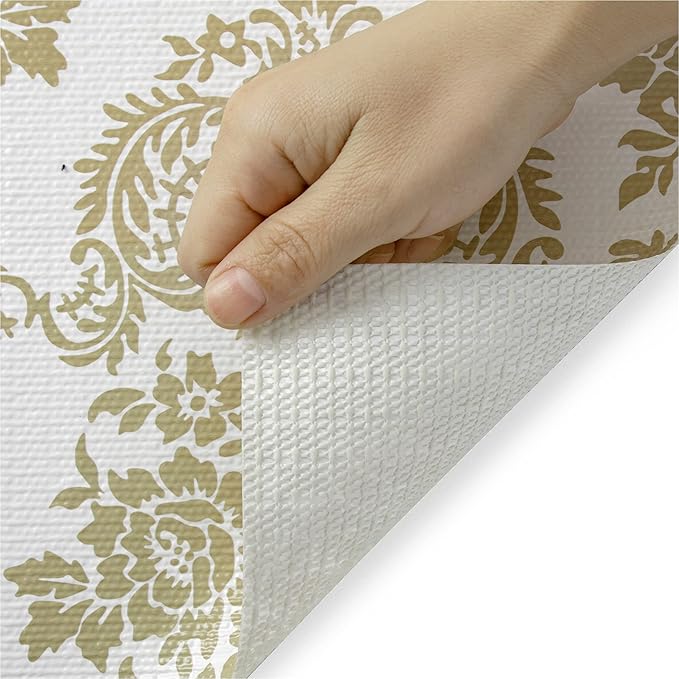 Shelf Liner Non Adhesive, 12 Inch x 10 Feet Cabinet Liners for Pantry Drawer Vanity, Drawer Liners Strong Grip Non Slip Waterproof, Shelf Liners for Kitchen Cabinets