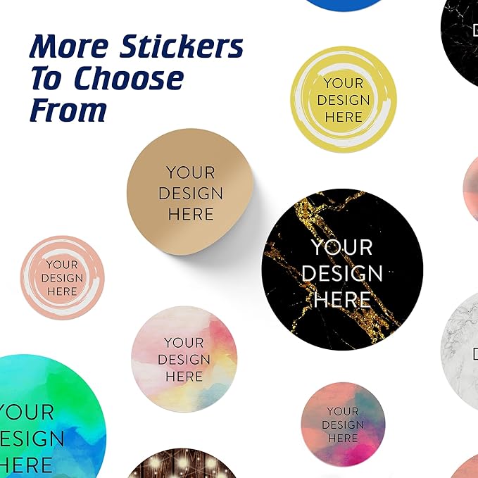 100 Custom Vinyl Stickers - Upload Your own Image, Text, Design, Logo - Personalized Logo Labels for Handmade, Packaging, Bottle, Jars, Candle, Brand Stickers (Brown, 3x3)