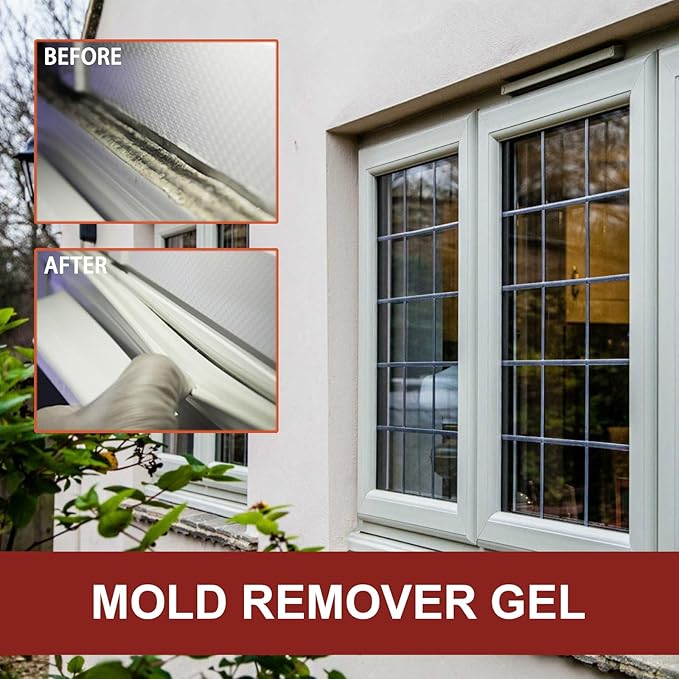 2Pcs Remover Gel,Powerful Household Cleaning Gel, efficient penetration, suitable for bathroom and kitchen tile gap, wall cleaning, safe formula will not damage the surface