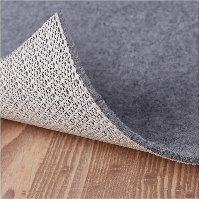 Non Slip Rug Pad Grippers - 5x6, 1/8" Thick, (Felt + Rubber) Double Layers Area Carpet Mat Tap, Provides Protection and Cushioning for Hardwood or Tile Floors