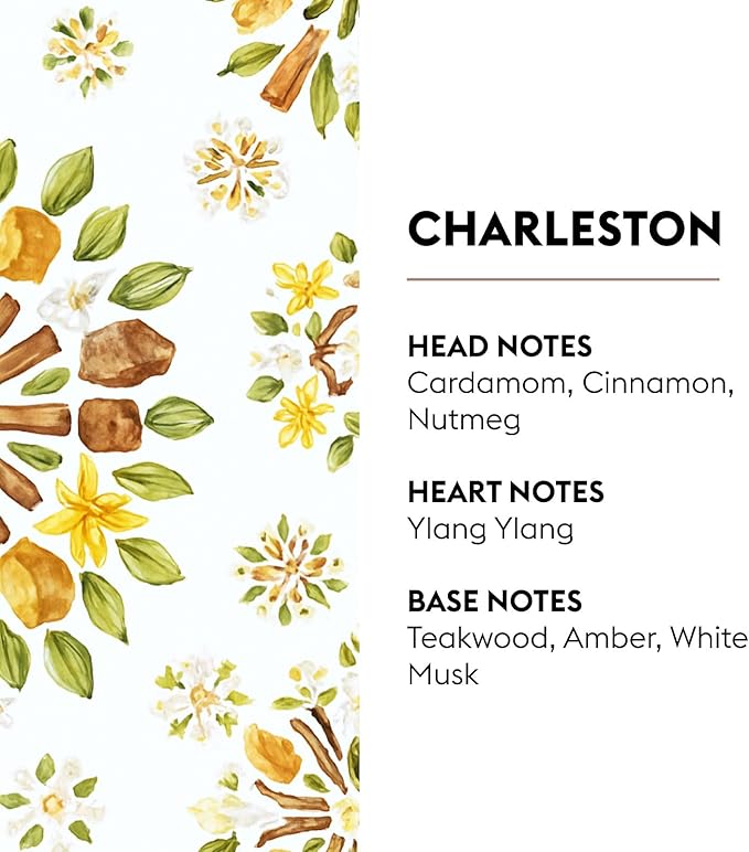 Charleston - Lampe Berger Fragrance Refill for Home Fragrance Oil Diffuser - 33.8 Fluid Ounces - 1 Liter