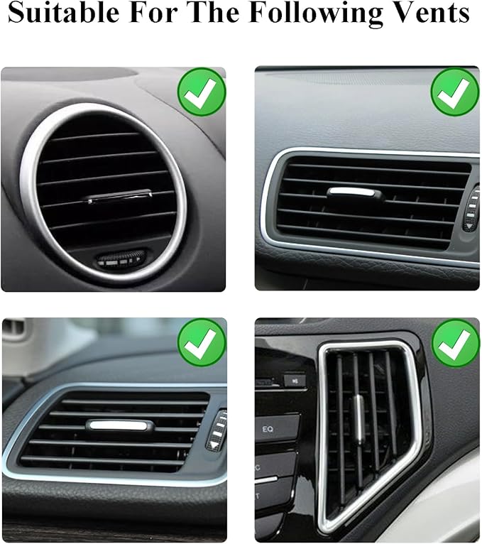 6pcs Flowers Car Decor,Cute Car Air Freshener Vent Clips,Blue White Purple Daisy Flowers Air Vent Clip Accessories for Women,3cm/2.7cm Refillable Daisy Decor Diffuser