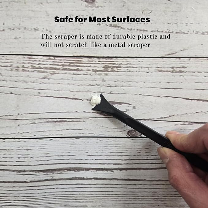 Scraper Small Plastic Scraper Tool, Used in Narrow Spaces and Gaps, Perfect for Removing Oil Stains, Labels, Food, Dirt, Paint, Etc. (6Pcs scrapers)