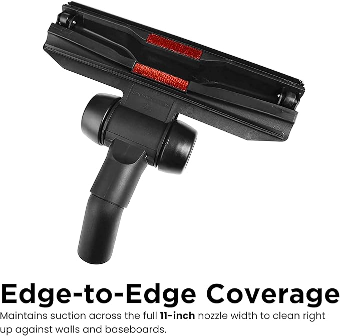 Wessel-Werk RD285 Designation™ Universal Vacuum Floor Brush Attachment — Ultra-Thin Dual-Surface Nozzle with Edge-to-Edge Cleaning & 1.25-1.5 in. Adapter (Designation™ Universal Nozzle)