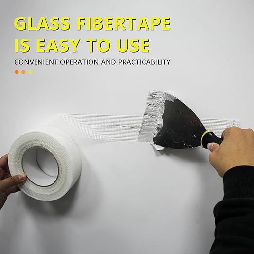 Drywall Joint Tape, 4" 100 Feet Self-Adhesive Encrypted Fiberglass Drywall Repair Mesh Tape for Wall Cracks and Seam Patch