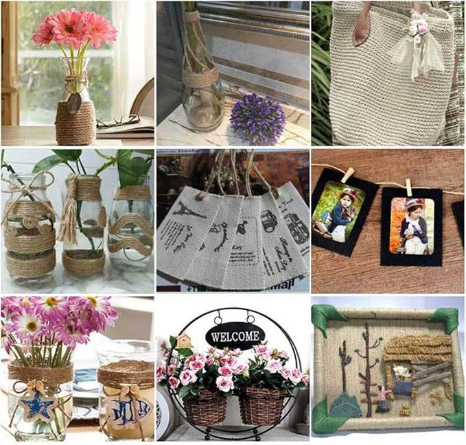 DurReus Tiny Clothes Pins Colorful Hang Up Photographs Drawings Party Clips Decor Baby Shower Game with Twine Pack 50 Pink
